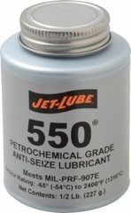 Jet-Lube 0.5 Lb Can Extreme Pressure Anti-Seize Lubricant Molybdenum Disulfid…