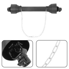 PTO Shaft PTO Driveshaft 1-3/8″ 6 Spline/Round T4 Black 30-39″ for Tractor