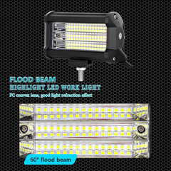 12V 5inch 40W LED Work Light Headlight fit John Deere Case New Holland Tractor