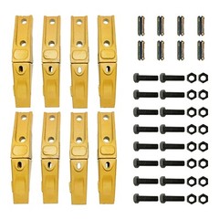 8 Bobcat Style Skid Steer Bucket Bolt-On Shanks, Teeth, &Pins- Assembly 6737322Y