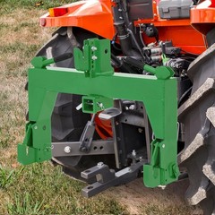 3000 LBS Steel 3 Point Quick Hitch W/ 2″ Receiver Hitch For Cat 1 & 2 Tractors