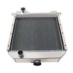 3 Row Aluminum Radiator For Case Skid Loader 1840 1845C Skid Steer #1347609C1