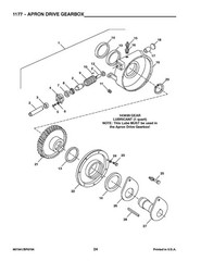 1177 Manure Spreader Agriculture Service Parts Manual Fits Gehl 1177 907541 B