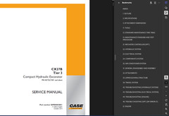 CASE CX27B MINI MIDI CRAWLER EXCAVATOR OWNERS SERVICE REPAIR SHOP MANUAL PDF USB