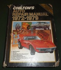 2 CHILTONS AUTO SERVICE SHOP REPAIR WORKSHOP MANUALS 1972-1979 & 1980-1987