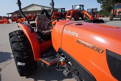 2008 and Up Kubota Seat Covers for tractor MX4800, MX5000, MX5200 in Orange Camo