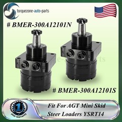 Pair Left & Right Side Motor Replacement For AGT Mini Skid Steer Loaders YSRT14
