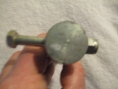 Heavy equipment machine pin with grease zerk New Old Stock
