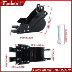 Findmall Attachment 200mm Narrow Trenching Bucket For Mini Excavators Digger