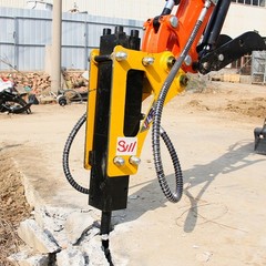 Hydraulic Breaker for Mini Excavator 0.8-1.5 Ton Hammer Attachment USA Shipping