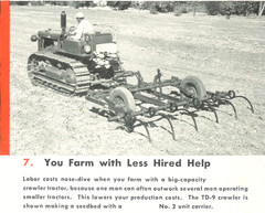 IH International Crawler Tractors for Agriculture Brochure T-6 T-9 TD-6 TD-9 T6