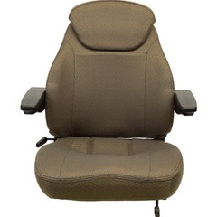 Fits John Deere Loader/Backhoe Seat Assembly – Fits Various Models – Brown Cloth