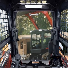 Anti-scratch Polycarbonate Door Window Fit Kubota SVL65,SVL75,SVL90,SVL95,SVL97