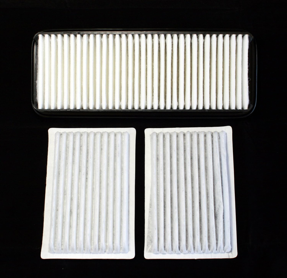 Cab Air Filter Kit Compatible with Kubota Replaces T1855-71600 & 6A671-75090