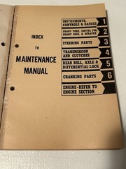 War Department Technical TM 5 – 1100 1943 Roller Road Gasoline Engine Driven