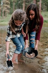 Gold Pan 34 cm 14 inch Black Plastic Gem Fossicking Panning Prospecting Detector