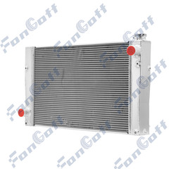 4 Row 70mm Aluminum Radiator fit Case New Holland Skidsteer 47946380 47362351 US