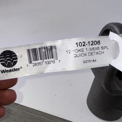 Weasler Eng 102-1206 Tractor Quick Disconnect Yoke 12N Series, 1-3/8″ X 6 Spline