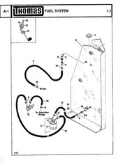 Tractor Service Parts Manual Fits Thomas T-173 Skid Steer LK000101 To LK00055