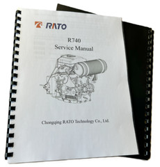 RATO R740 Engine Service Manual Chinese Mini Skid Steer Excavator Track Loader