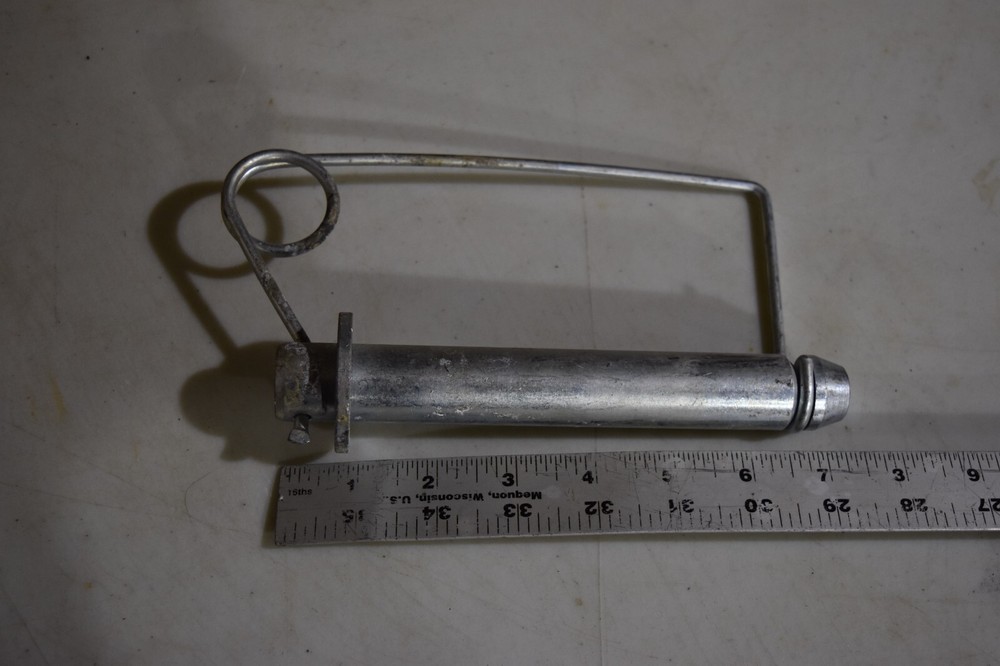 6 PC LOT PTO Lock Pin 1″ Diameter 5-1/2” Useable Length FREE SHIPPING