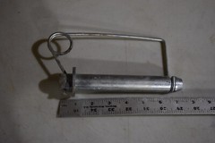 6 PC LOT PTO Lock Pin 1″ Diameter 5-1/2” Useable Length FREE SHIPPING