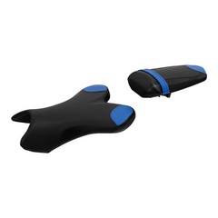 Black Blue Driver Rider Passenger Seat Fits for Yamaha YZF R1 2004 2005 2006