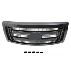 Gloss Black Plastic Front Upper Grille for F150 2009-2014 DL3Z8200CA