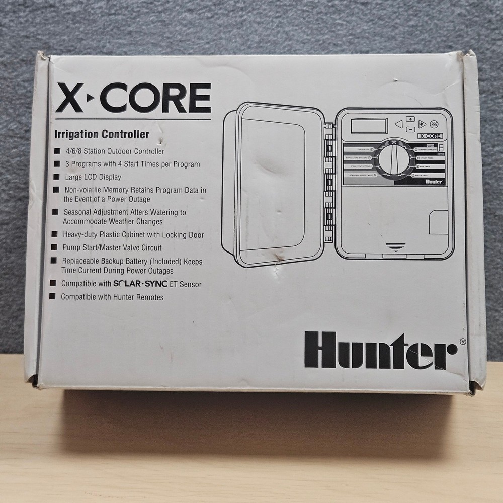 Hunter X-CORE 6 Station Indoor/Outdoor Controller | XC-600 Lawn Irrigation READ