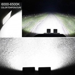 Fit LED Forklift Front Light 12V 24V Loader Headlight Excavator WorkLight