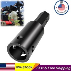 HEAVY DUTY AUGER ADAPTER 2″ HEX TO 2-9/16″ ROUND