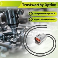 Fuel Shut Off Solenoid Connector Plug for Kubota V2003 V2203 V2403 R420S R520S
