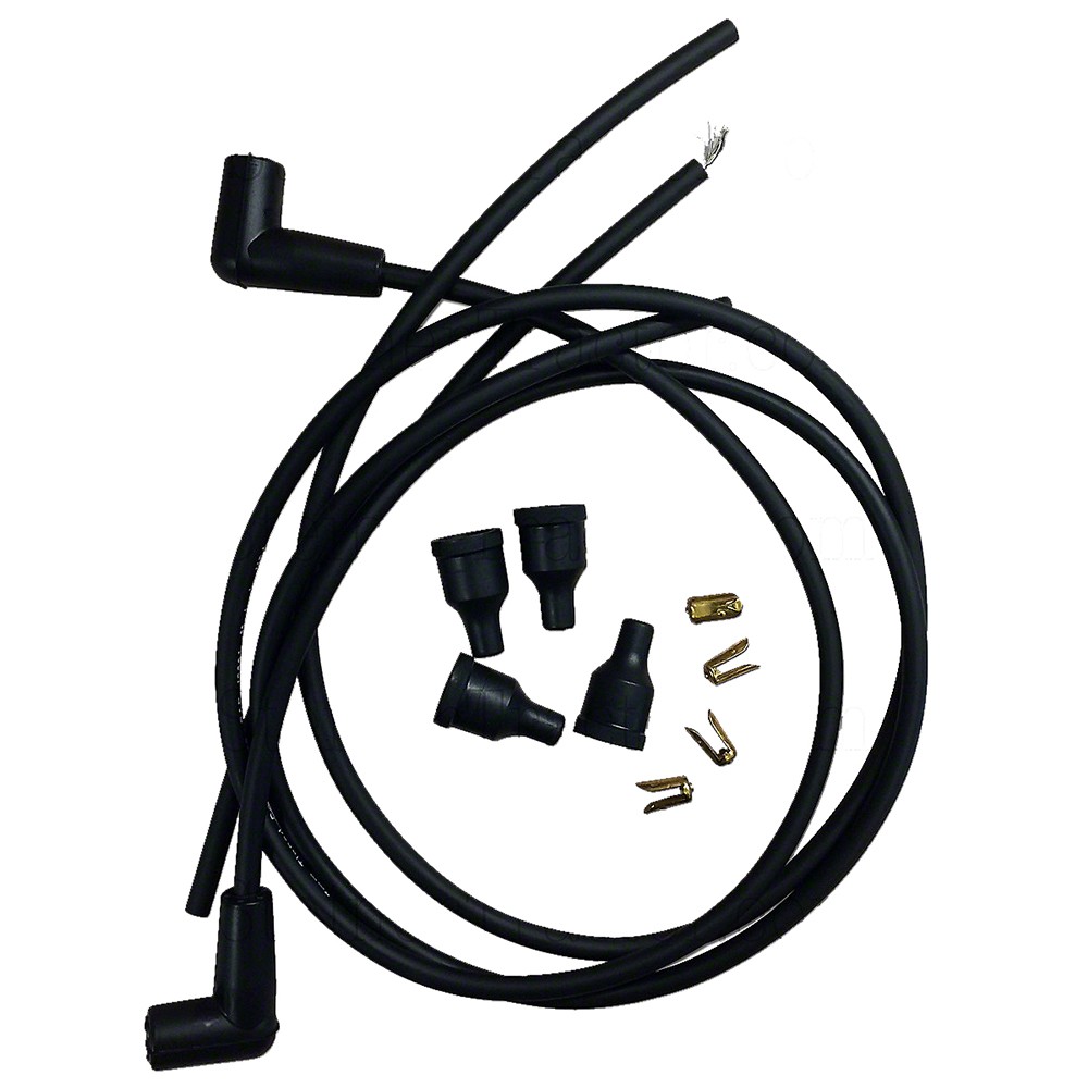 Copper Core Spark Plug Wire Set Fits John Deere A Tractor 32″ & 49″ Length