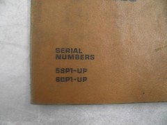 CAT Caterpillar 173B & 183B hydraulic controls parts book 59P 60P D7F D8