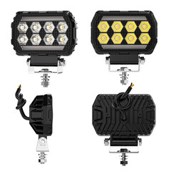 2x Powerful 4.5” LED Work Light Fit Truck Flood Light 12V 24V Tractor lights