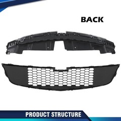 Chevy Cruze Front Grille 2011-2014 PIT66 Compatible Upper Lower Bumper Trim