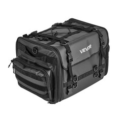 Motorcycle Tail Bag, 40-60 L Expandable Motorcycle Rear Seat Bag with Waterproof
