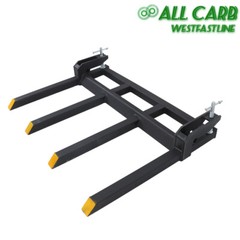 For Tractor Skid Steer Buckets 2500lbs Clamp on Heavy Debris Fork 42″ Universal