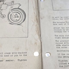 Massey Harris No 6 Semi Mounted Mower Manual Tractor Implement