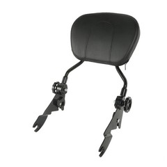 Adjustable Sissy Bar Passenger Backrest with Pad 2009-2025