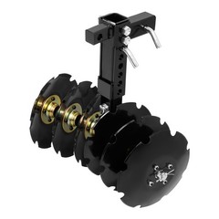 For Universal Adjustable 20” Rear Steel Disc Harrow Steel 6 Pcs 10″ Disc Plow