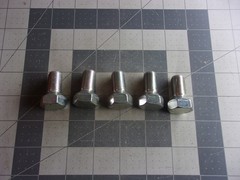 A&I Prod A-559470 (5) Tapered Head Lug Bolts M14x1.5Px20mm Long 310 350