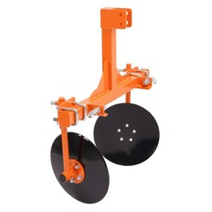 Fits Cat 1 Tractors, Steel 3 Point 48″ Adjustable Disc Bedder Disc Harrow