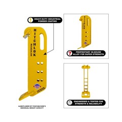 HitchLok Skid Hitch Attachment for Skidsteer, Tractor 5,000/20,000lb Capacity…