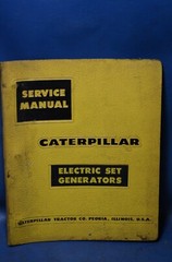 Caterpillar D13 – D18Electric Set Generator Shop Service Manual Book CAT BINDER