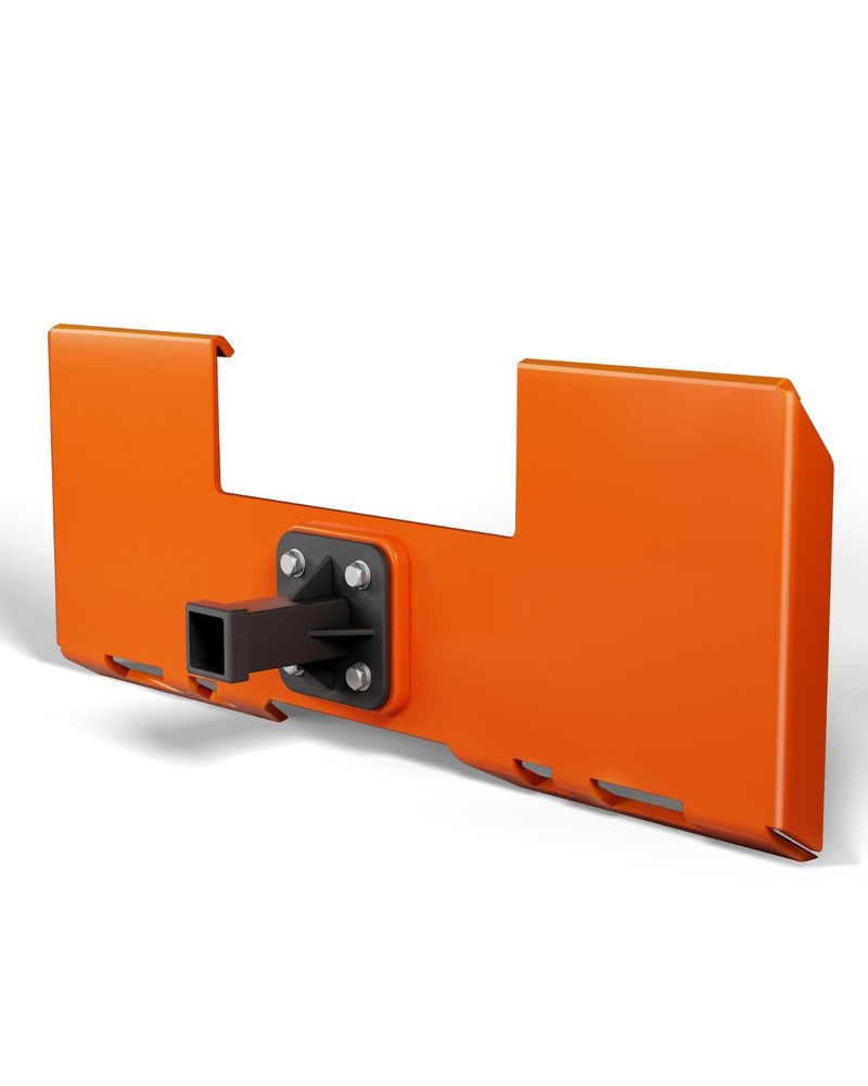 3/8″ Thick Skid Steer Attachment Plate Quick Attachment 2″ Hitch Receiver