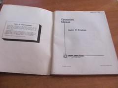 Detroit Diesel Engines Series 53 Operators Manual 6SE337 1975 Revision