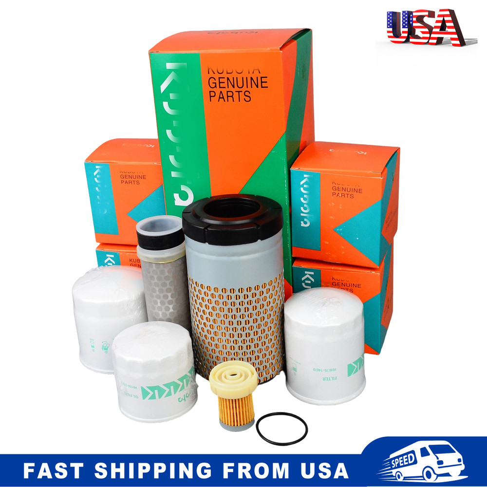 Complete Filter Service Kit For Kubota RTV-X1100C RTV-X1120D RTV-X1140