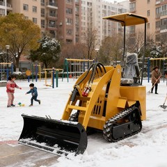 39in Hydraulic Angle Snow Blade Attachment For Mini Skid Steer Loaders Universal