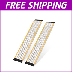 ❤️2pcs 5ft Aluminum ATV Truck Shed Ramp Loading Ramps For Motorcycle Mower 880 l